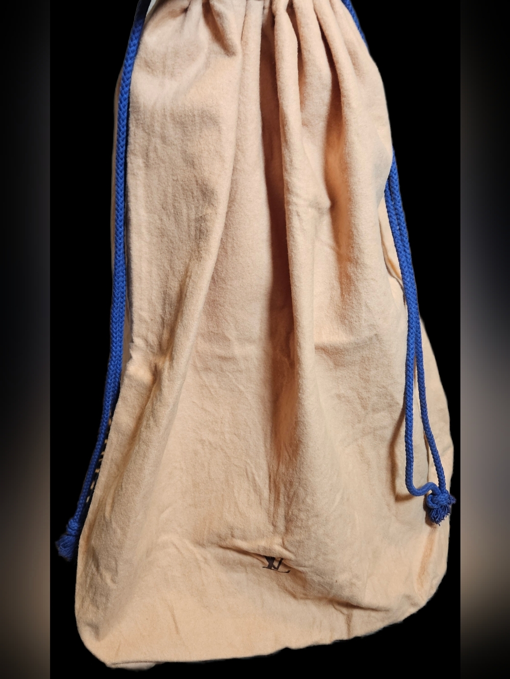 Louis Vuitton XL Drawstring Dust Bag Keepall Travel Tote Onthego Handbag Pouch - Picture 7 of 13